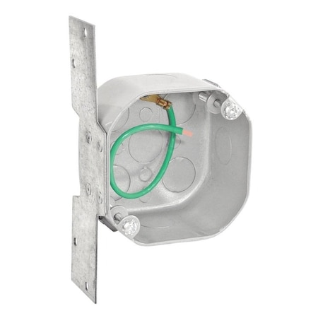 Southwire Electrical Box, 20 cu in, Octagon Box Type, Steel, Octagon Shape 54171-FANWP